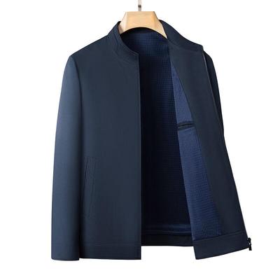 Men's Business Casual Stand Collar Jacket