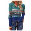 Ladies O Neck Casual Lace Stitching Sleeve Casual Comfortable Loose Print T-Shirt Top