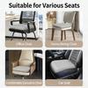 Detachable and Washable Seat Cushion with Memory Foam Filling Waist Hip Protection Breathable Comfortable Office Chair Cushion