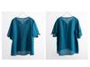 Women's Retro V-Neck Cotton Linen T-Shirt – Summer 2024 Short-Sleeve, Loose Fit, Solid Color.