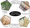 5pcs Natural Loofah Sponges Organic Luffa Bath Shower Sponge Exfoliating Body Back Scrubber for SPA Beauty Bathing Daily Care