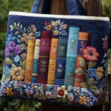 Digital-Printed Tote Bags: Custom Floral-Design Canvas Bags