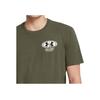 Under Armour X Grounds Collaboration Round Neck Training Short Sleeve T-Shirt Men T-Shirts Dark-Green 1387718-390