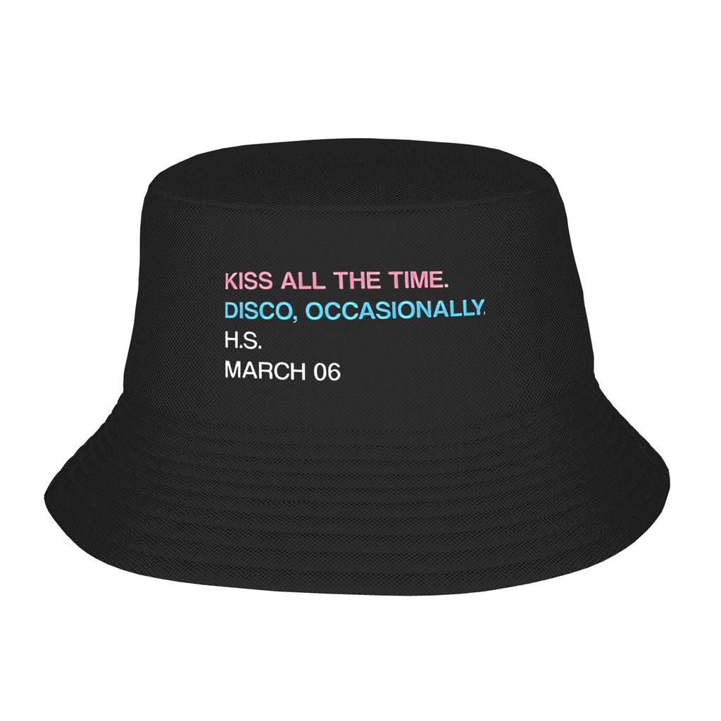 Women Men Bucket Hat Harrys Disco Styles Summer Beach Hatwear Lightweight Outdoor Sport Fishing Caps  Panamka Birthday Gifts