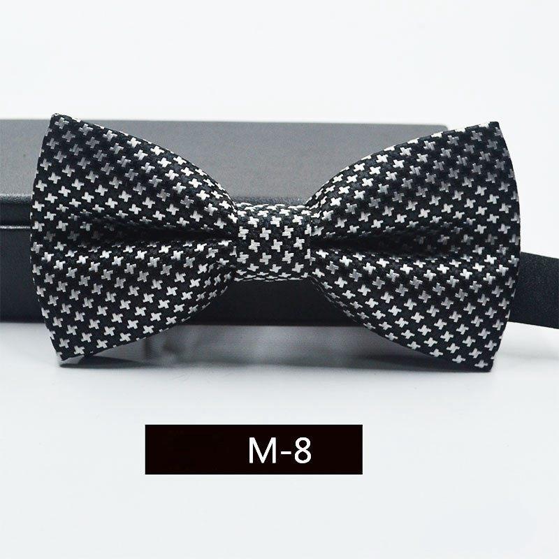 

Полосатый формальный атласный галстук-бабочка, свадебные классические регулируемые галстуки, модные мужские галстуки 6*11cm