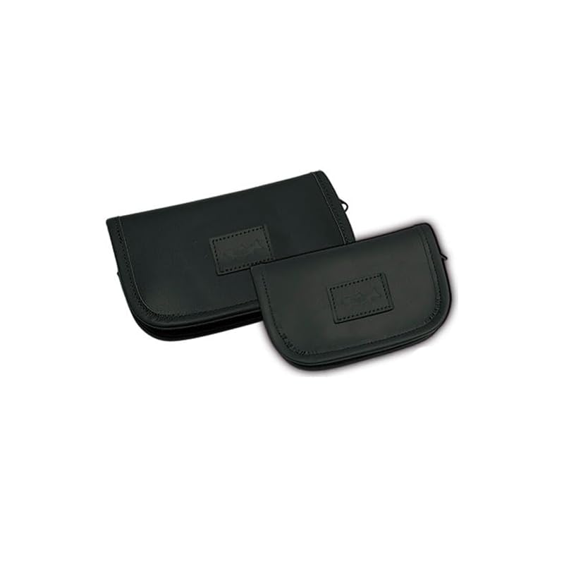 

Palms stream view SV leather wallet black (BK) M size SV-LW