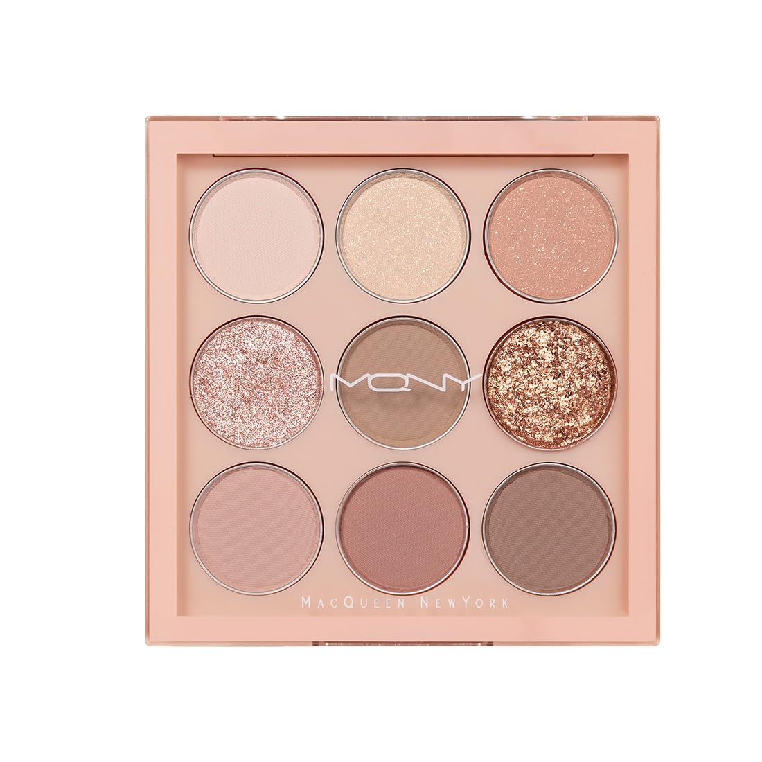 

MACQUEEN NEWYORK 1001 Палетка теней для век Тон в тон Нюдовое настроение Нюдовый бежевый Палетка для макияжа Тени для век палетка теней Корейская косметика (Цвет PRO9)