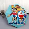 1pc Doraemon, Nobita Automatic Folding Umbrella, Portable Collapsible Design, 8-Rib Iron Frame, , All-Season Casual Outdoor Accessory for Christmas Bi