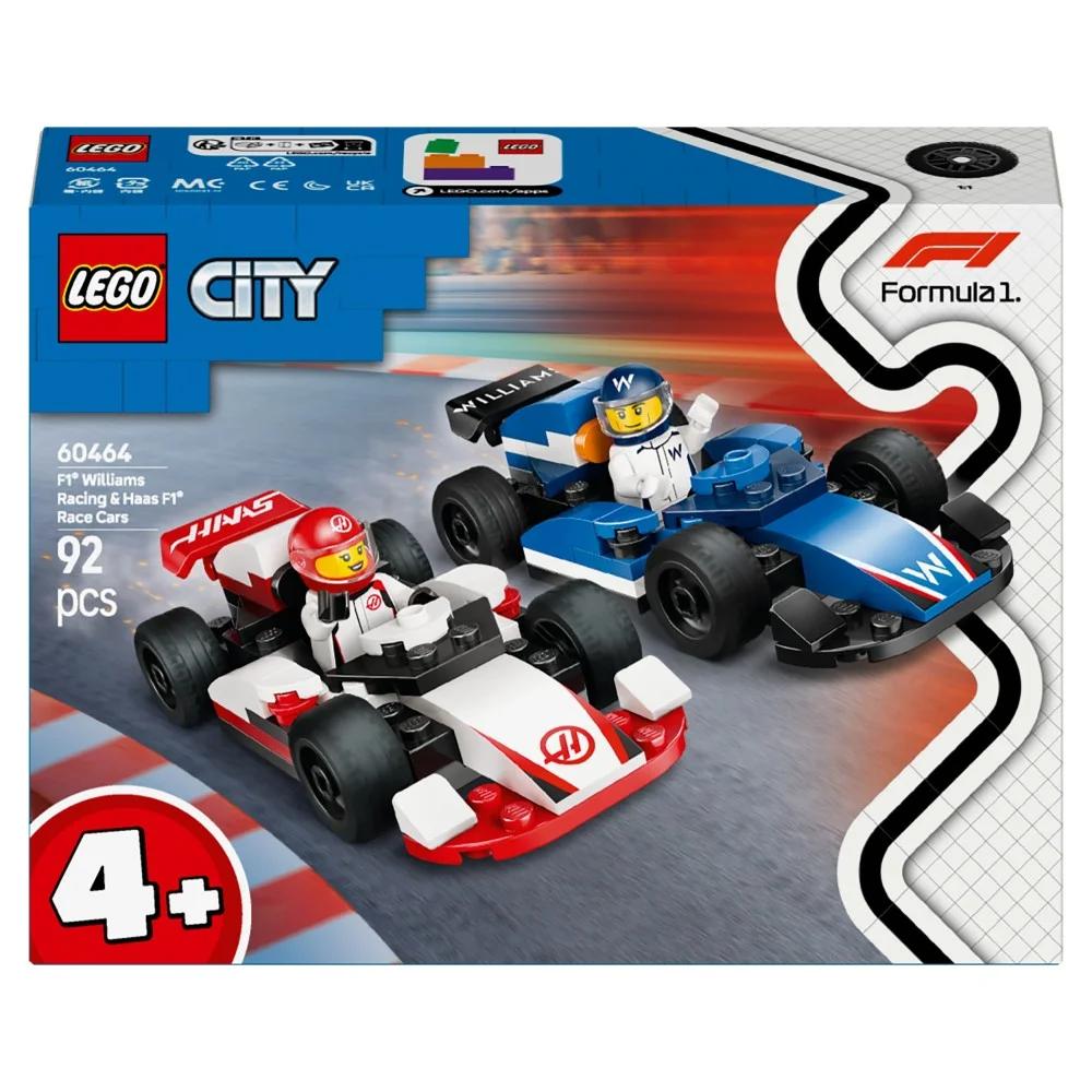 Lego. City 60464 Williams Racing and Haas F1® Cars