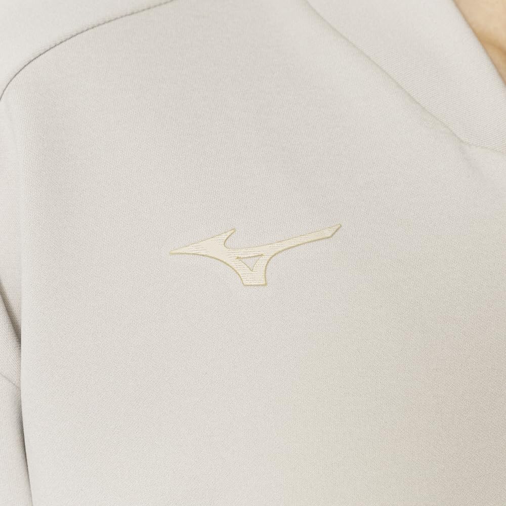 Mizuno Oat Milk Heather Training Soft Stretch Comfortable and 32MCB325 Women's Wear, Jacket, Lightweight,