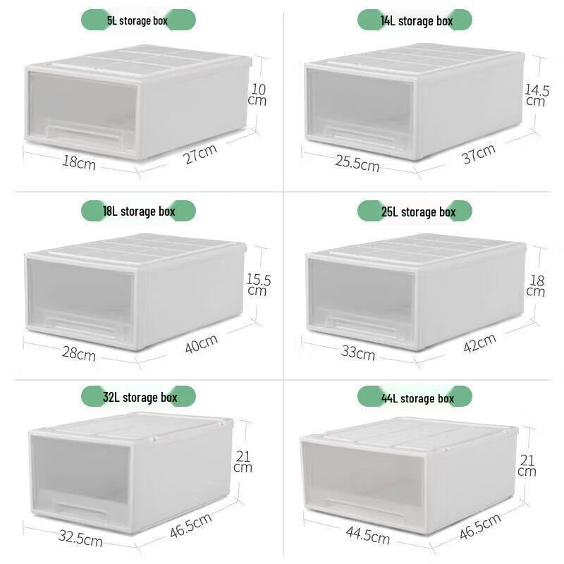 Transparent Drawer Office Storage Organizer