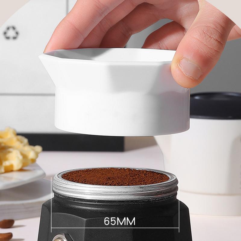 Coffee Pot Powder Ring Pressureless Turn Flat Fast Powder Spreader Without Spreading Powder Coffee Accessories Coffee Tool