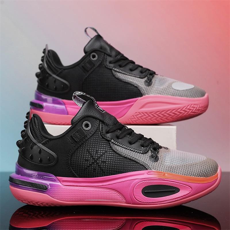 The city 11 men's shoes the way of actual combat basketball shoes men hundred anti-slip cushioned rebound college sports shoes