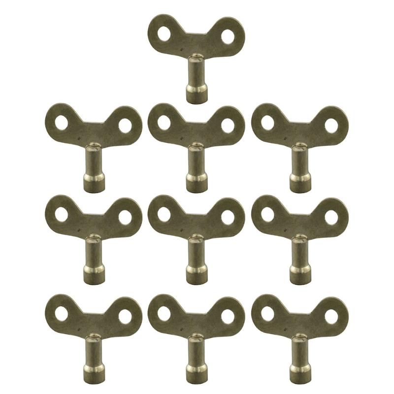 Faucet Key Replacement Square Hole Socket Radiator Plumbing Bleed Key Metal Faucet Accessories Easy to Operate