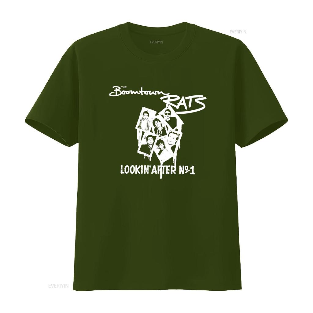 The Boomtown Rats Lookin After No 1 Music Band T Shirt Stylish Rock Merch for Fans Vintage Washed Slightly Comfortable