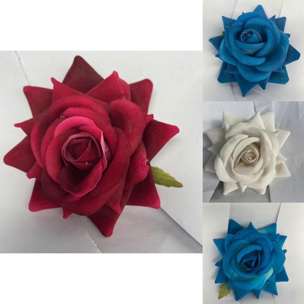 Velvet Simulation Flower Centerpiece For Home Decor Wedding Venue Styling Photography Accessory