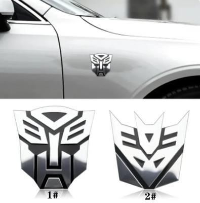 Αυτοκόλλητα αυτοκόλλητα 3D Metal Autobot Transformers Πίσω πορτμπαγκάζ αυτοκινήτου Πλαϊνό φτερό έμβλημα Αυτοκόλλητα για αξεσουάρ στυλ μόδας αυτοκινήτου