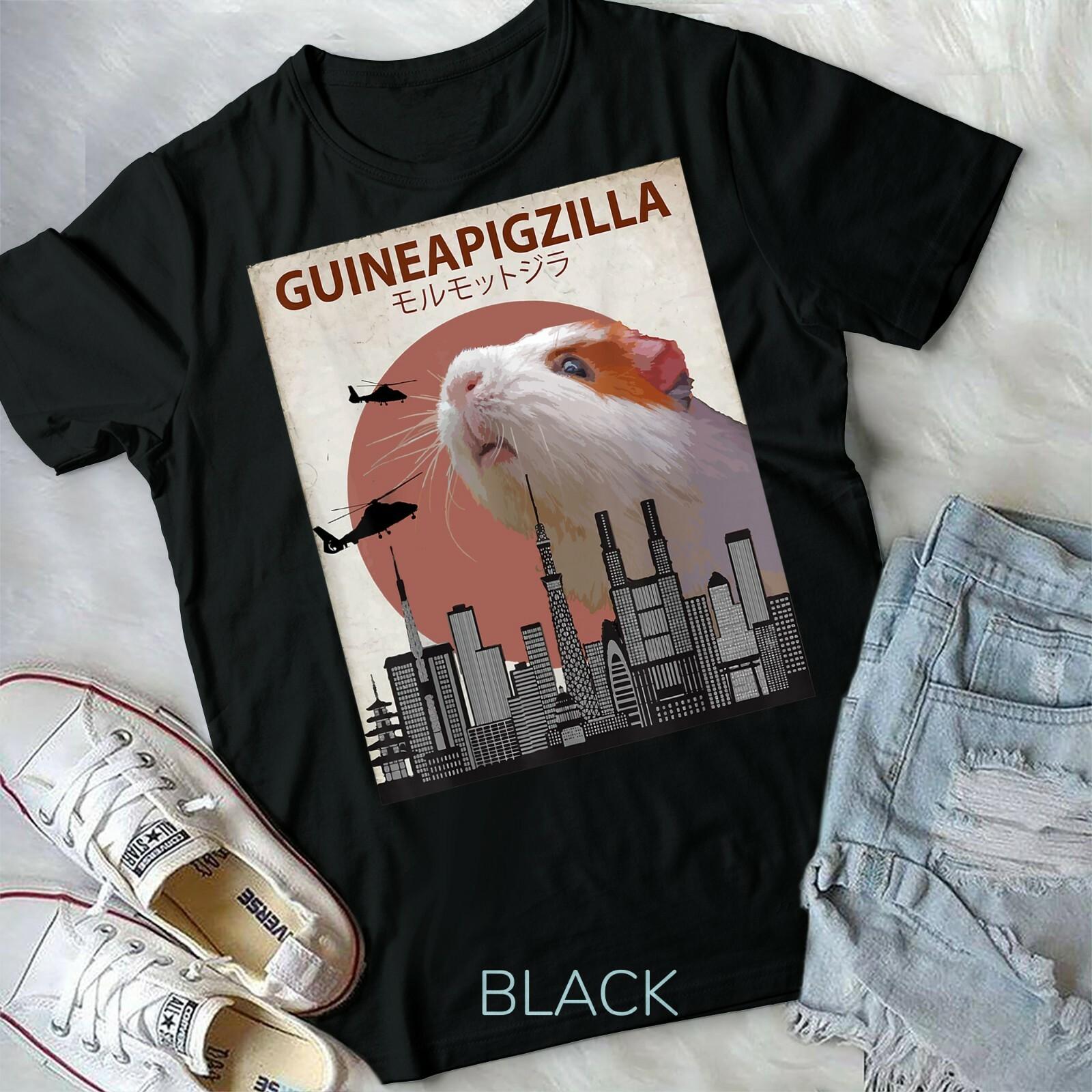 Guineapigzilla Funny Guinea Pig T-shirt Gift Unisex Form T-shirt S