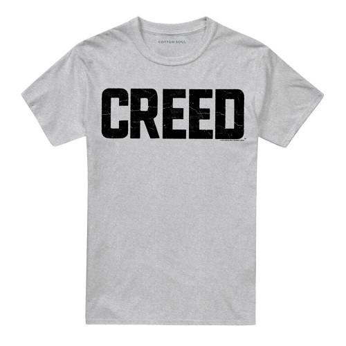 Creed Unisex Adult Cracked Heather Logo T-Shirt