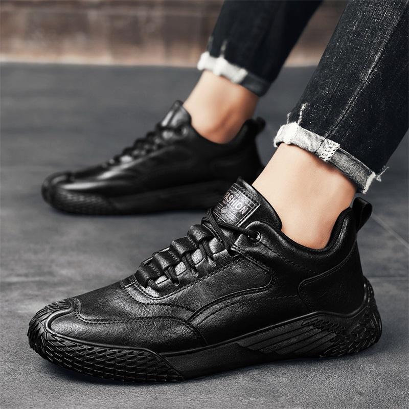 Men Casual Sneakers Genuine Leather Men Loafers Shoes Men Driving Shoes Hot Sale Moccasins Handmade Breathable Walking Footwear