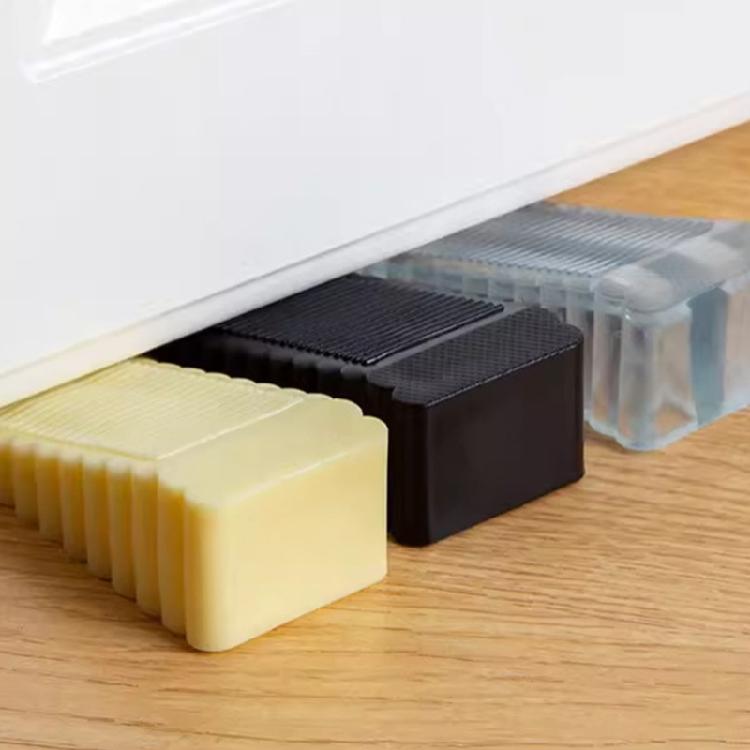 2Pcs Rubber Door Stop Safety Silicone Door Stop Door Stoppers Front Anti Collision Move Rubber Retainer Reusable