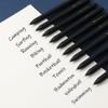 Mr. Pen- Retractable Gel Pens, 10 Pack, Black Ink Gel Pens, Black Barrels, Fast Dry, Fine Point 0.5mm