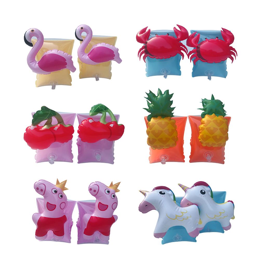 1Pair Children Arm Swimming Ring Inflatable Pool Float Safety Training Tool For Swimming