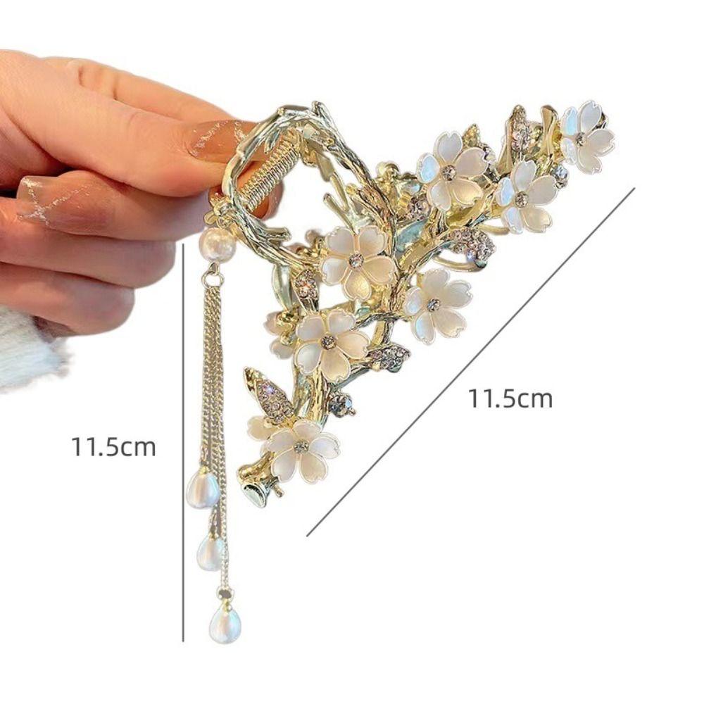 Fashion Hair Accessoires Flower Hair Claw Tassel Hairpin Women  Headdress Hair Clip