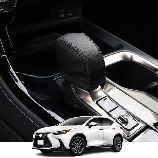 

Kakash Custom Interior Accessories for Lexus NX250 NX350 NX350h NX450h+ 2022 2023 RX450h+/500h/350h TX Leather Automatic Gear Shift Knob Black Stitches