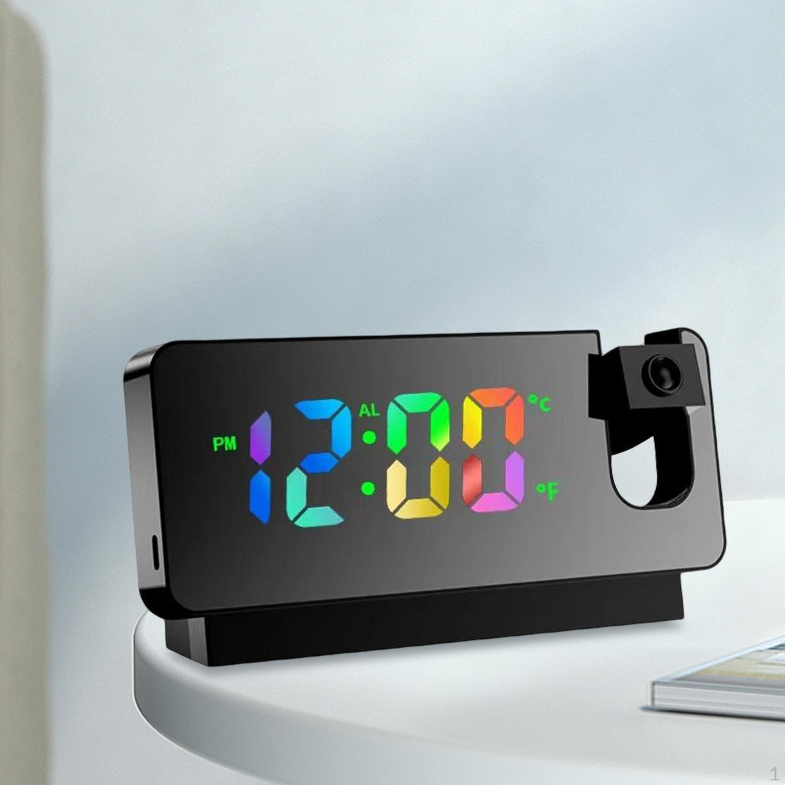 

СИД, цифровые настольные часы, дисплей температуры, легкий вход в бар для детей студентов, дом чёрный