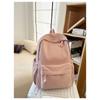 The new simple, fresh, cute, sweet, high-value, versatile, fashionable, lightweight and large-capacity backpack.