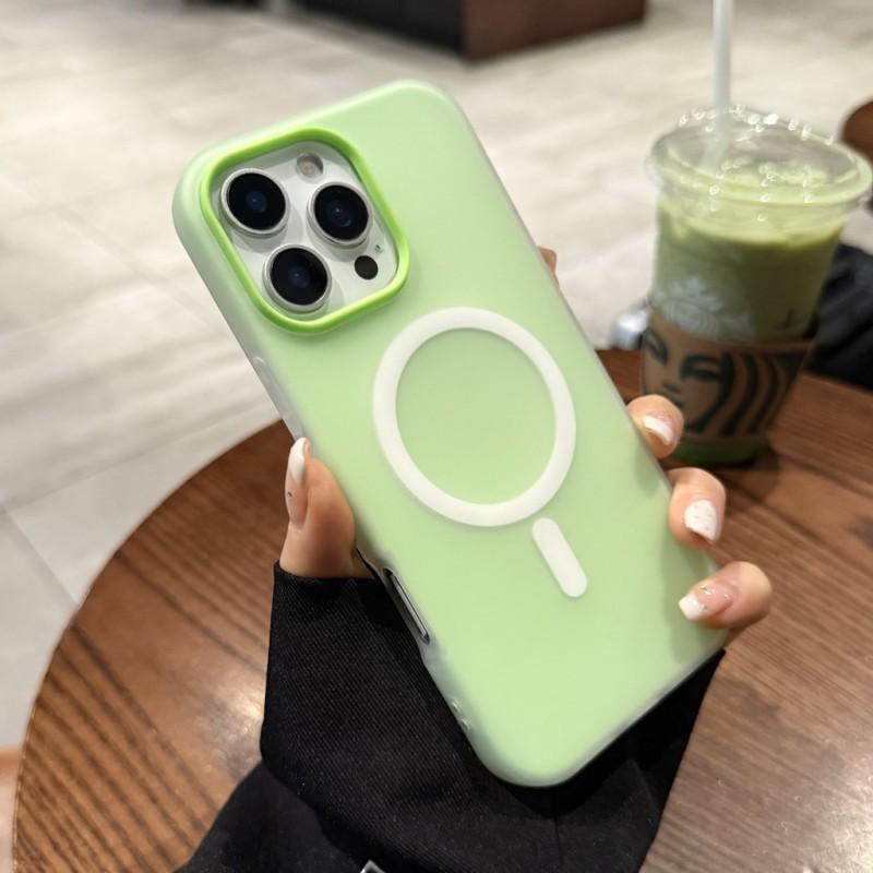 

Suitable IPhone 17 Dopamine Skin Texture Matte Magnetic Phone Case Apple 16 Macaron Fashion Protective 15 iPhone 15 PROMAX