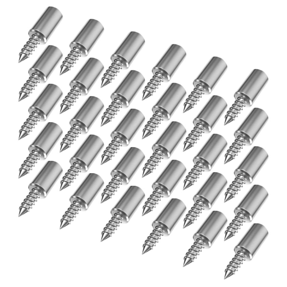 Cabinet Shelf Pins Bracket Screws Non-Slip Sleeve Rust-Proof Metal Self-Tapping Design Cabinet Shelf Support Pegs