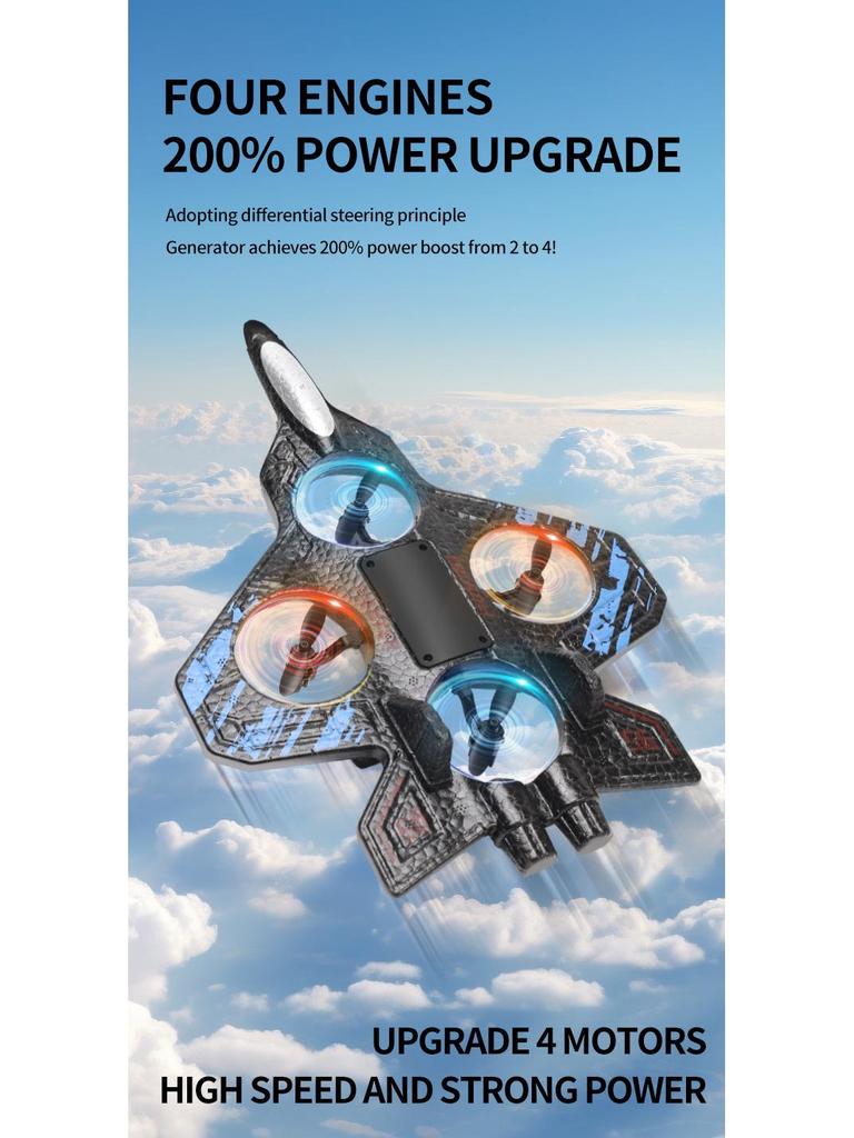 Four-Channel Stunt Hover Drone Toy