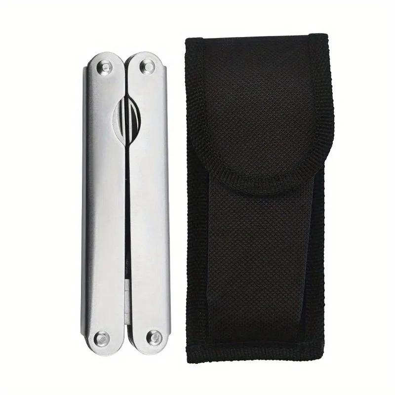 Damaly, Multifunktionale Kombizange Outdoor-Werkzeuge Schraubendreher Edelstahl Klappmesser Tragbar Klappbar Outdoor