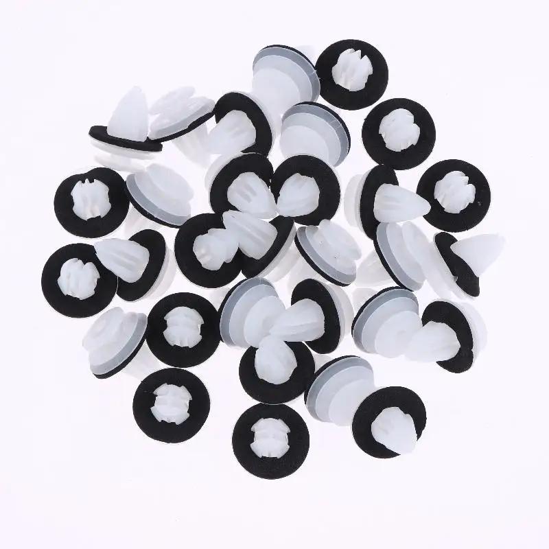20/30/50Pcs Car Interior Accessories Auto Vehicle Retainer Fastener Rivet Green Nylon Retaining Clip For Bumper Door Buckle