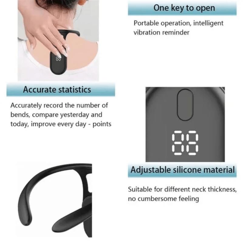 Ultraschall-lymphatisches, beruhigendes, körperformendes Nackenmassagegerät, Nackenentspannung, Dekompression, intelligenter Sitzhaltungskorrektor