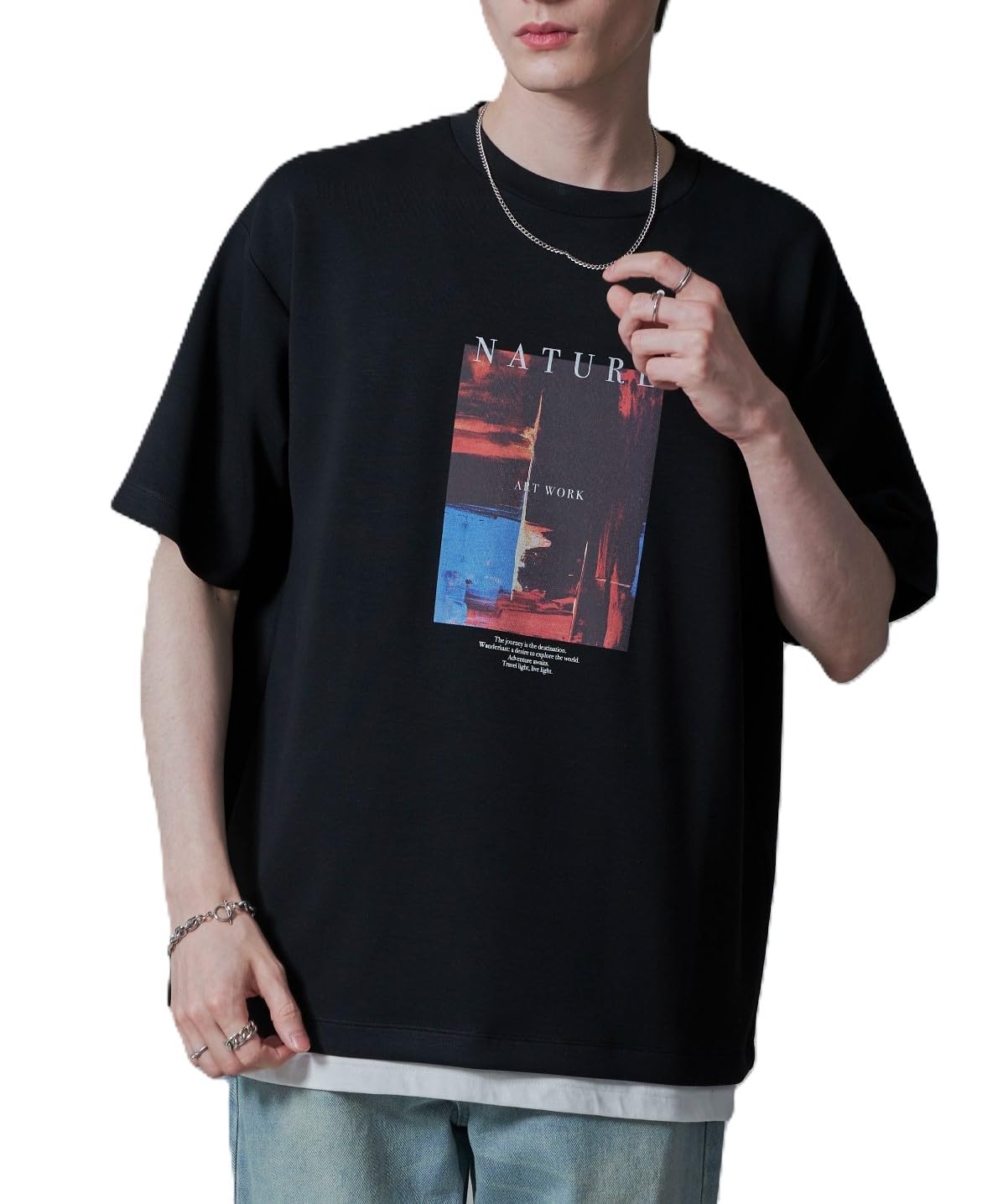 

WEGO Short Sleeve Set with Photo Summer Size Black Men s T-Shirt (2 Pieces) Accessories, Graphics, Clothes, Gift, Streetwear, M,