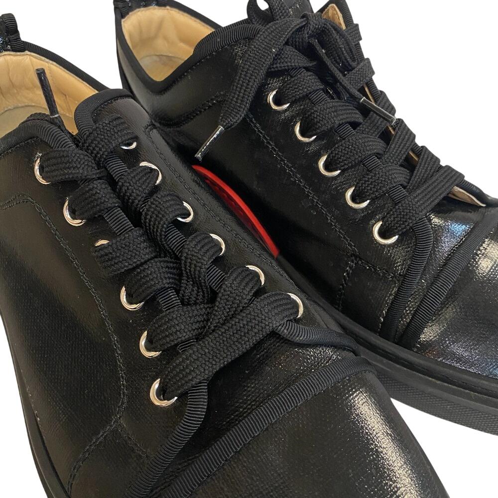 Christian Louboutin Low cut Patent leather Lewis Junior sneakers black Patent leather mens Used