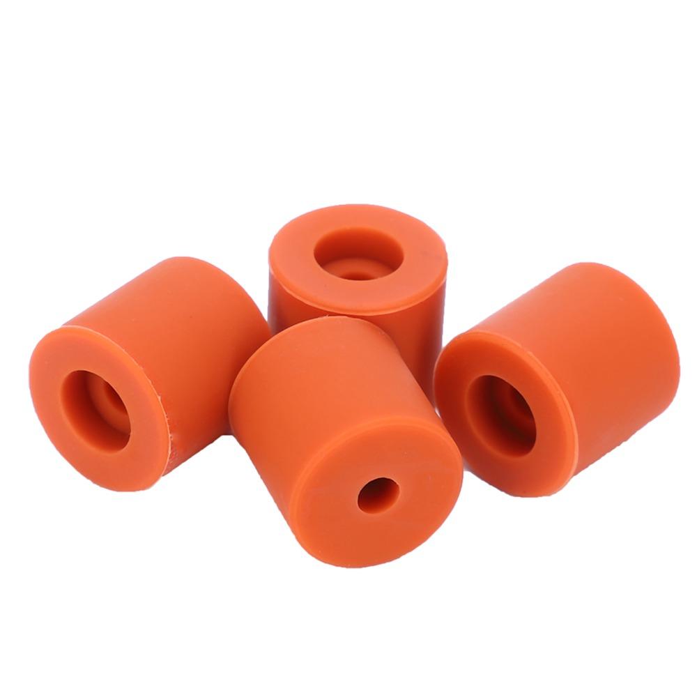 12PCS 16mm Heat Bed Leveling Parts 18mm Solid Mounts Solid Bed Mounts Silicone Shock Absorber Leveling Spring Replacement
