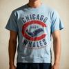 Chicago Whales Baseball Team Nostalgic Retro T-shirt NWT