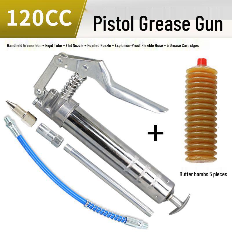 Mini One-Hand High-Pressure Grease Gun with Auto Air Venting