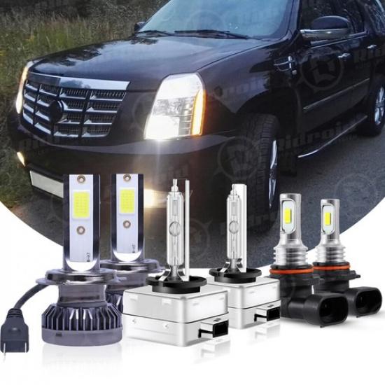 

Для Cadillac Escalade 2007-2014 6000K Світлодіодні лампи головного світла (ближнє/дальнє світло) та протитуманних фар