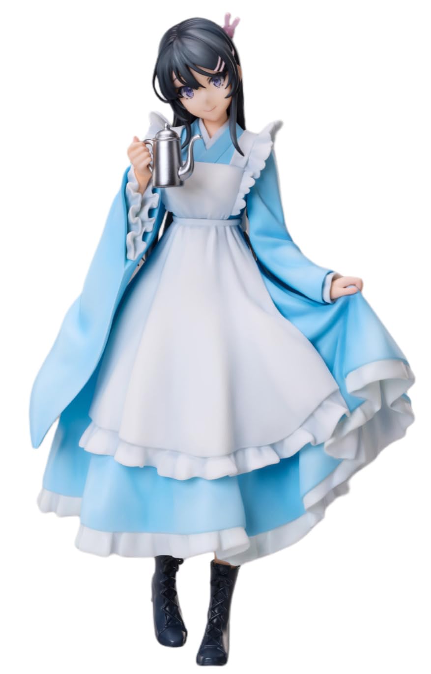 

Не мечтает о фигурке в масштабе серии «Девушка-кролик» Сакурадзима Маи версия горничной «Бесстыжий Сэмпай» 1/7 в японском стиле синий