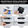 4Pcs Car Door bowl Sticker with Door Handle Bowl Scratch Protective Sticker For Mercedes-Benz W166 W212 W204 C E ML GL GLK Class