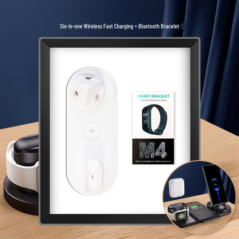 Wireless Charger Gift - Customizable Six-in-One for Company Events and Souvenirs