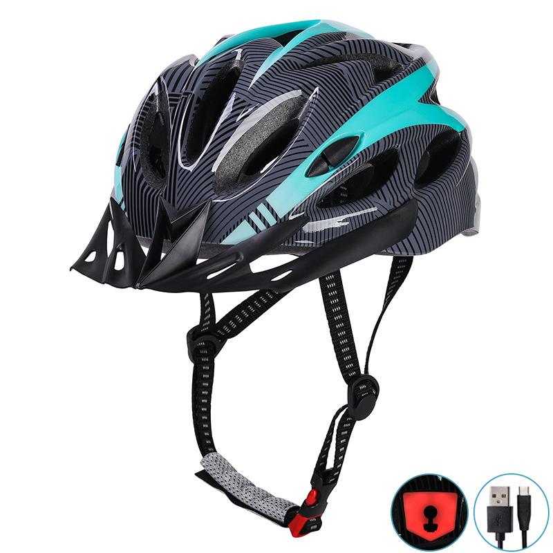 Safety Bike Helmet for Men & Women with Built-in Rear LED Light