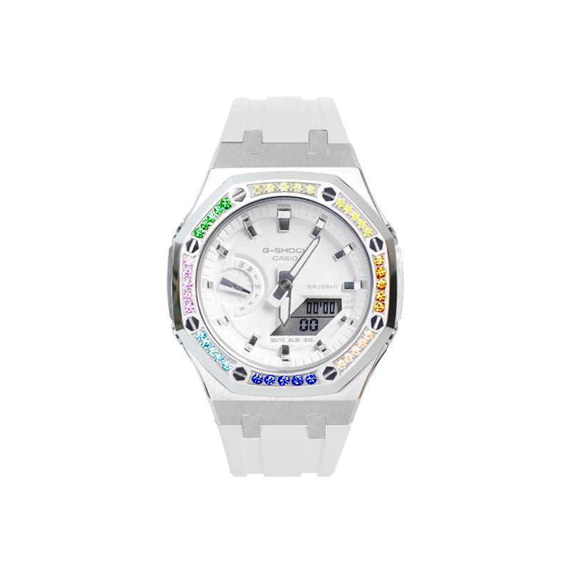 

CASIO Unisex 462mm White Watch GMA-S2100-7A(Watch8--) Regular Watch Box