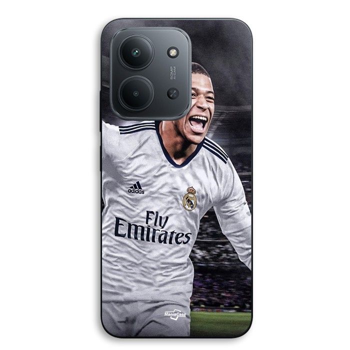 Funda Para Xiaomi Redmi 15C 5g Kylian Mbappe Real Madrid Maniacase de Goles negro