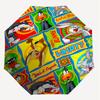1PC Warner cartoon characters Umbrella-8-Rib Reinforced, Automatic Open, Lightweight & Durable-A50